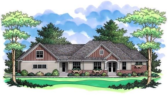 House Plan 42510 Elevation