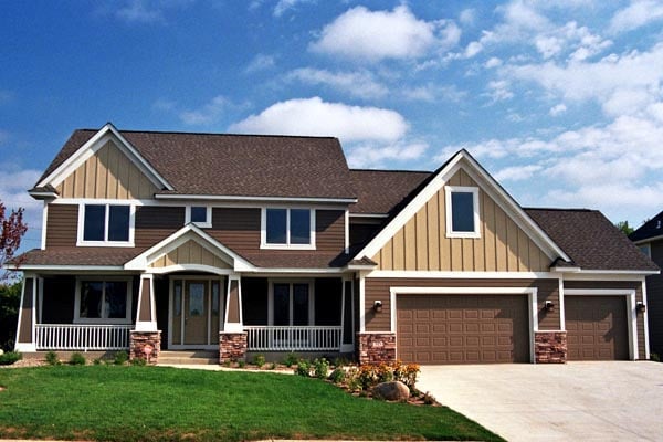 Plan 42521 | Traditional Style with 4 Bed, 4 Bath, 3 Car Garage