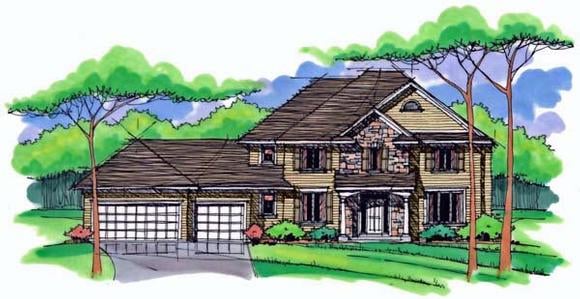 House Plan 42536 Elevation