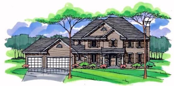 House Plan 42540 Elevation