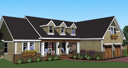 Traditional Elevation of Plan 42617