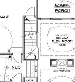 Bungalow Cottage Craftsman Traditional Alternate Level One of Plan 42618