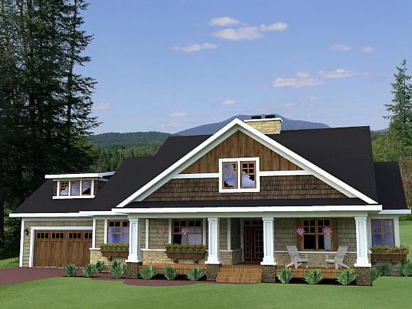 House Plan 42619 Elevation