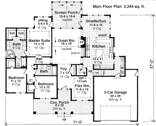 Traditional Level One of Plan 42620