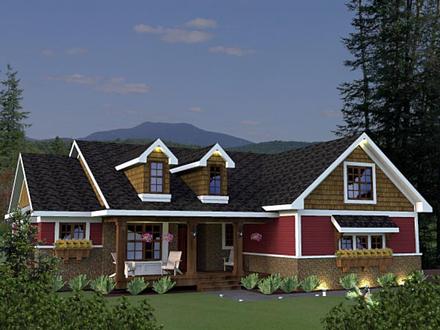 Craftsman Elevation of Plan 42623