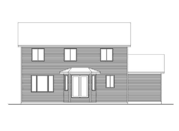  Rear Elevation of Plan 42626