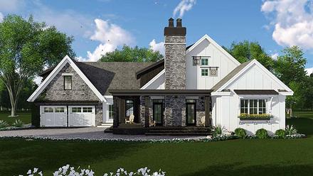 Bungalow Cottage Country Craftsman Farmhouse Traditional Elevation of Plan 42685