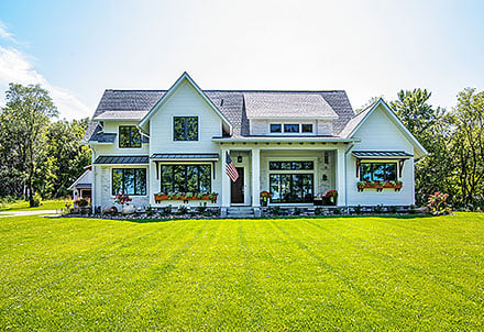 Country Farmhouse Southern Traditional Elevation of Plan 42687