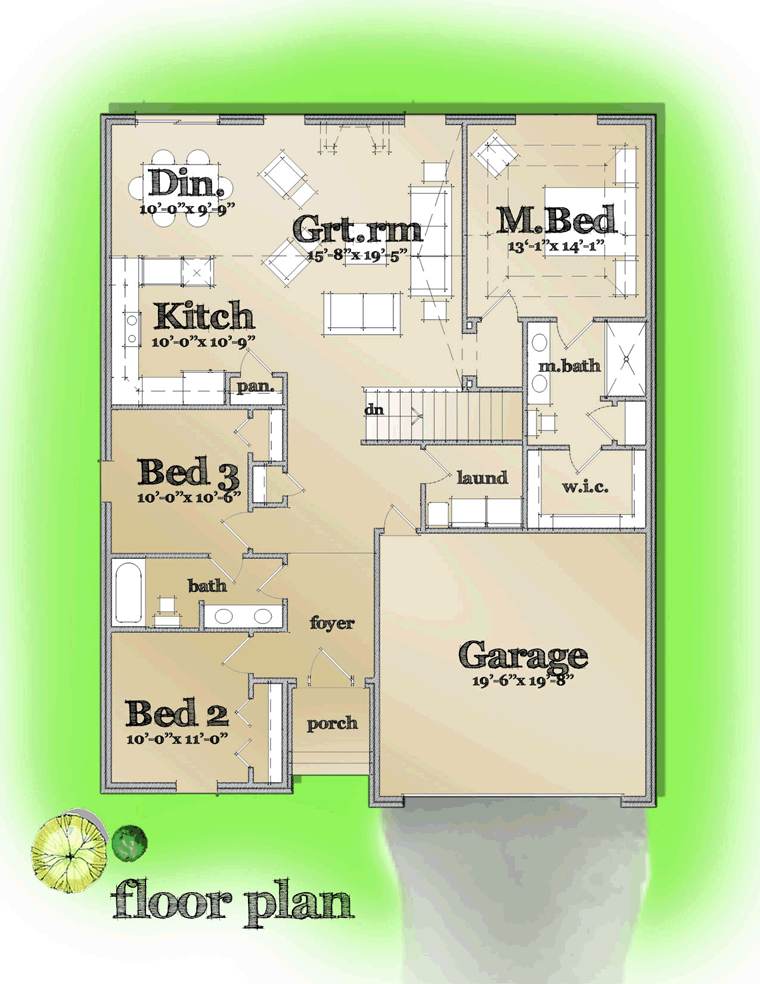 Country Traditional Level One of Plan 42816