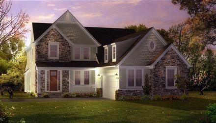 House Plan 42838 Elevation