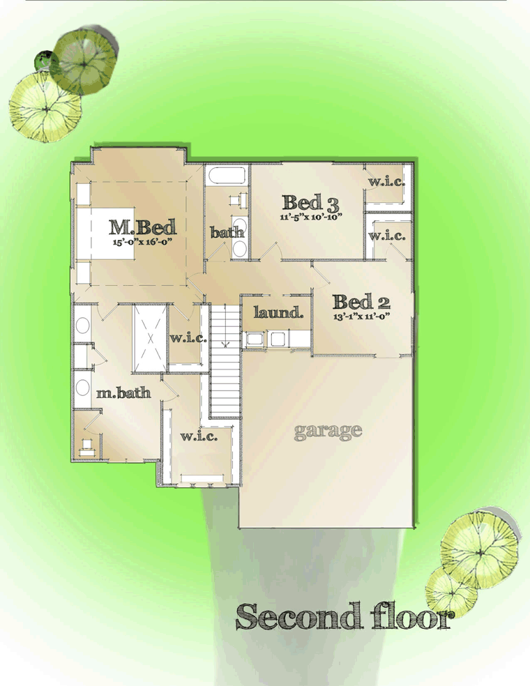 Contemporary Level Two of Plan 42839