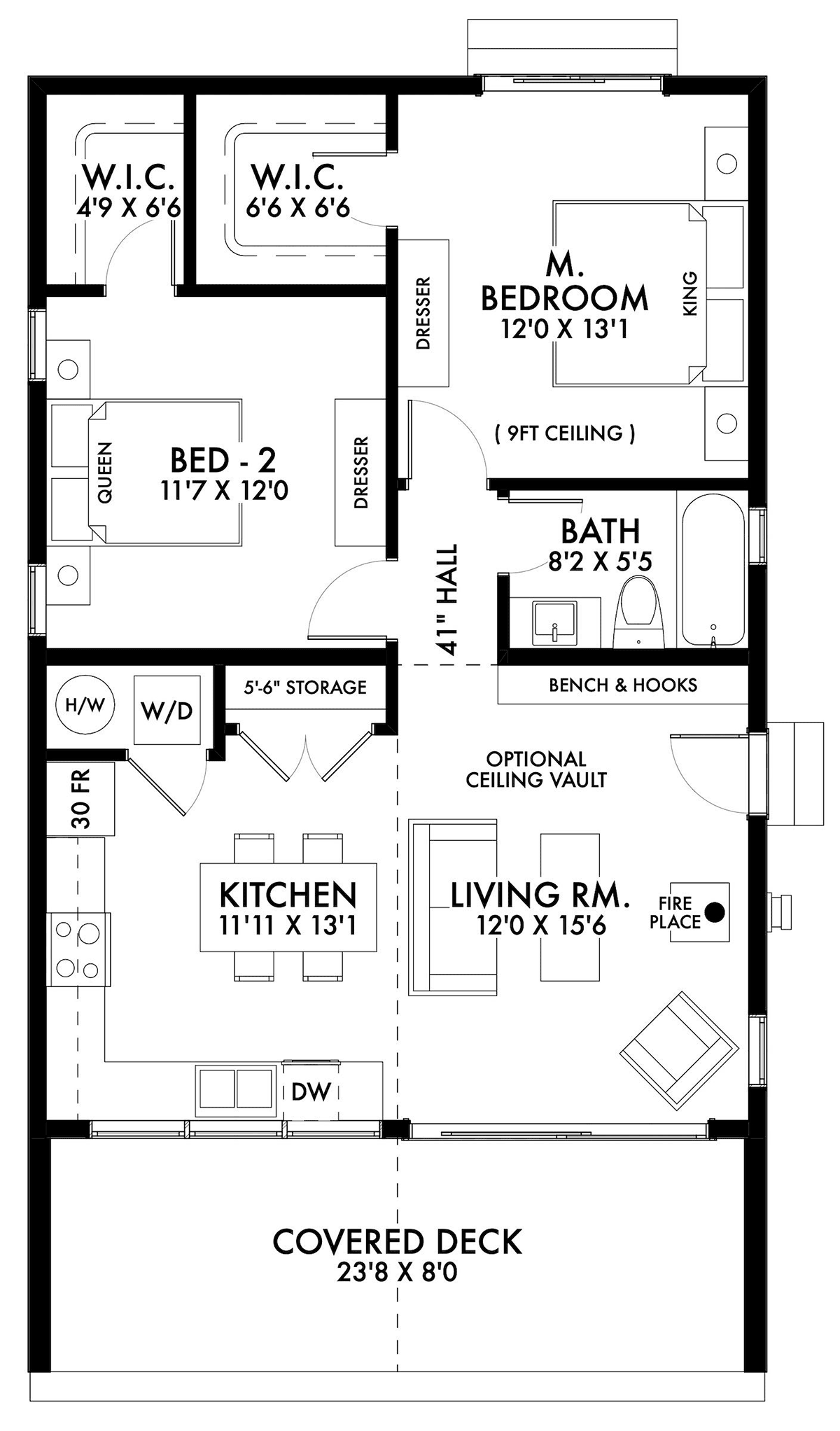 Contemporary Modern Level One of Plan 42917