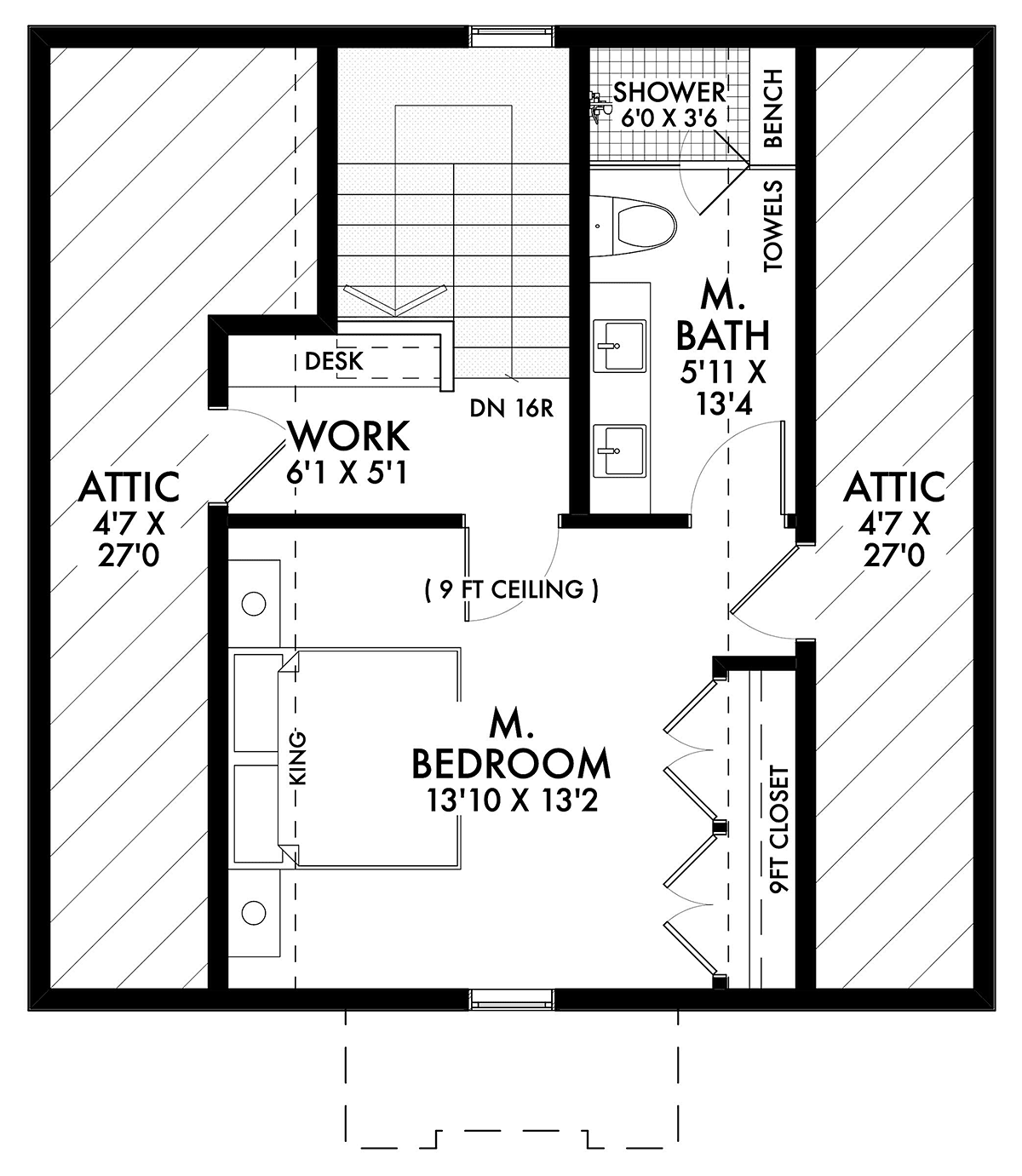 Contemporary Level Two of Plan 42929