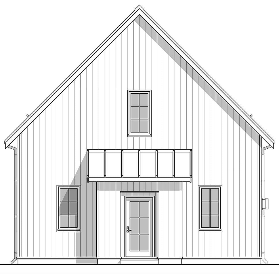 Contemporary Plan with 1200 Sq. Ft., 2 Bedrooms, 2 Bathrooms Picture 4