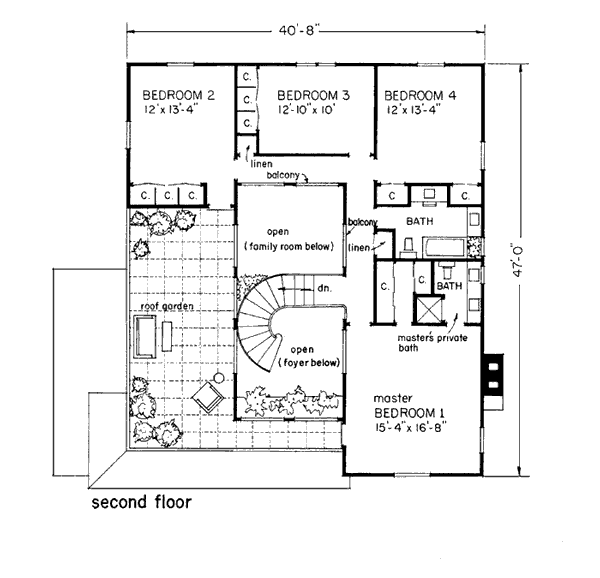 Mediterranean Prairie Style Level Two of Plan 43008