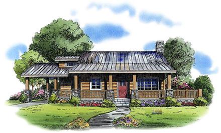 House Plan 43211 Elevation