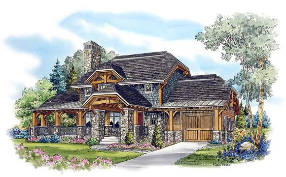 House Plan 43213 Elevation