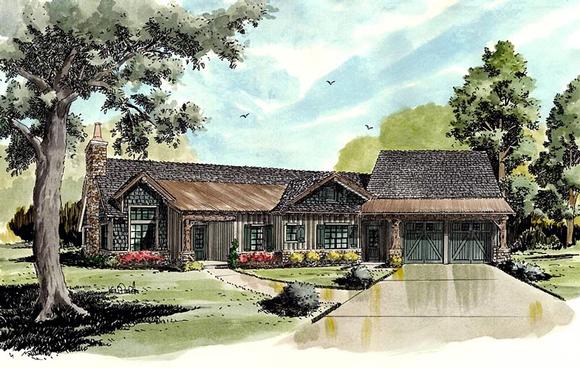 House Plan 43216 Elevation