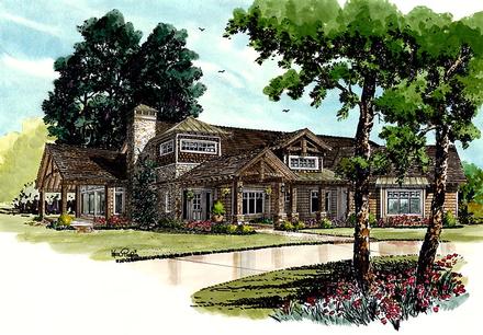 House Plan 43219 Elevation