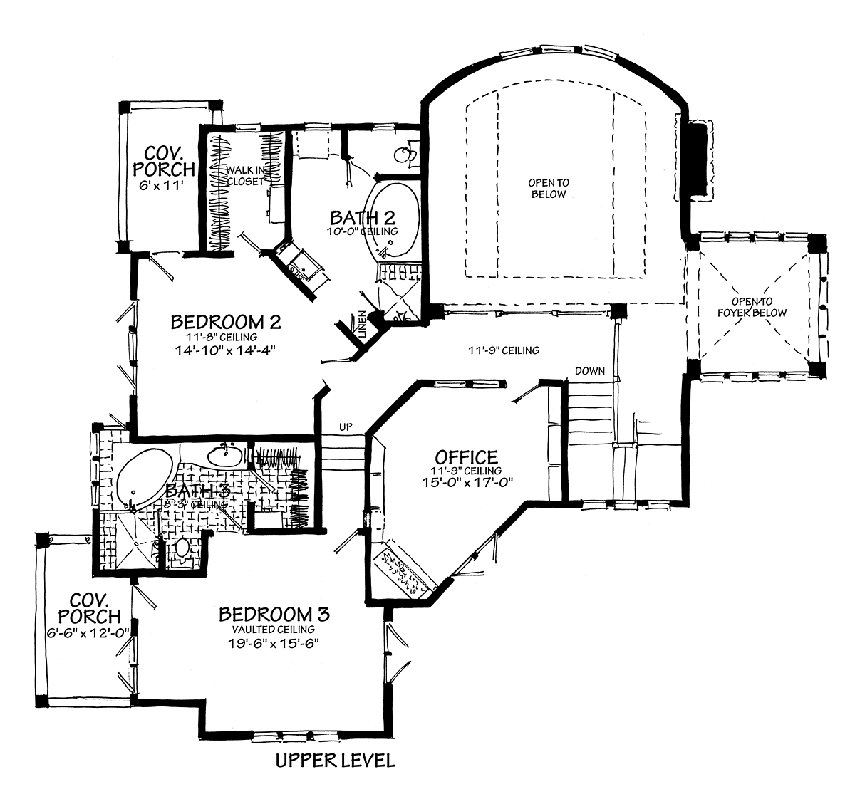 Contemporary Level Two of Plan 43248