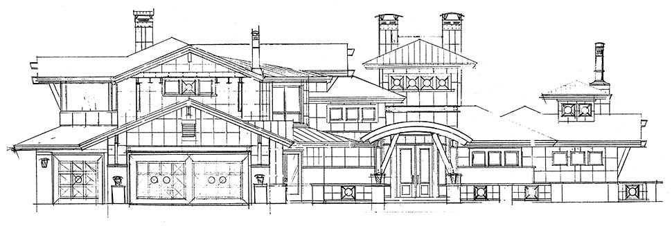 Contemporary Plan with 5100 Sq. Ft., 4 Bedrooms, 6 Bathrooms, 3 Car Garage Picture 4