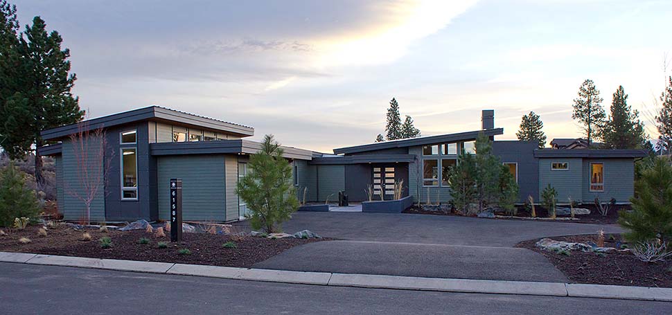 Contemporary, Modern Plan with 3247 Sq. Ft., 3 Bedrooms, 4 Bathrooms, 2 Car Garage Elevation