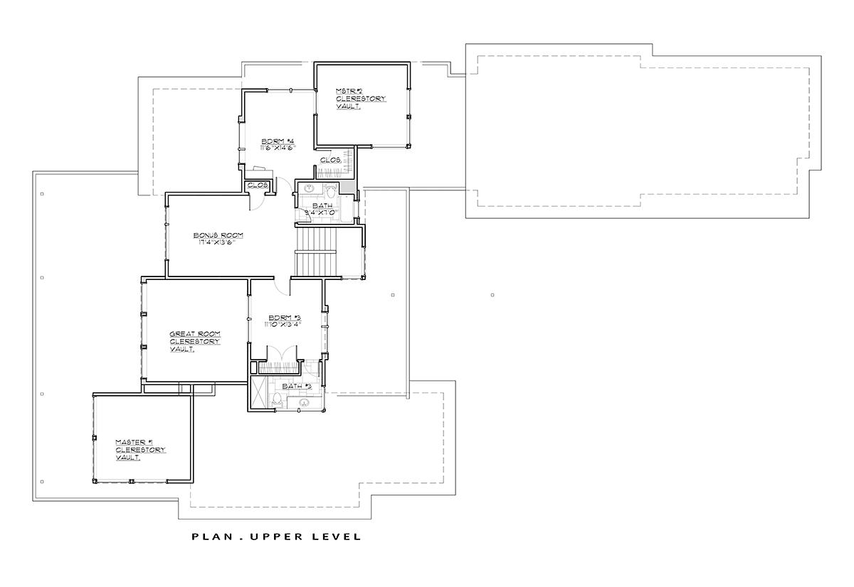 Modern Level Two of Plan 43332