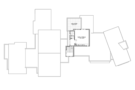 House Plan 43334 Second Level Plan