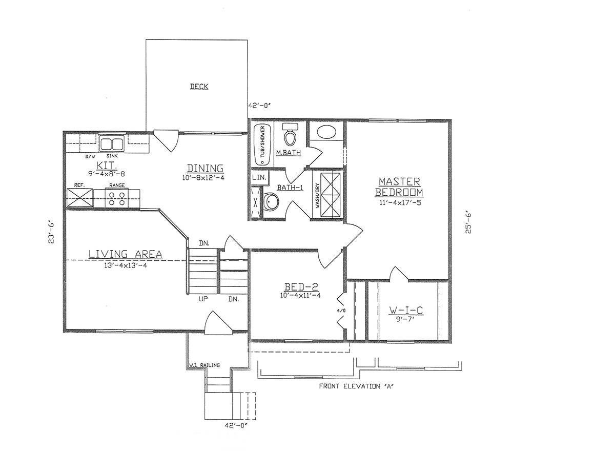 House Plan 43426 Level One