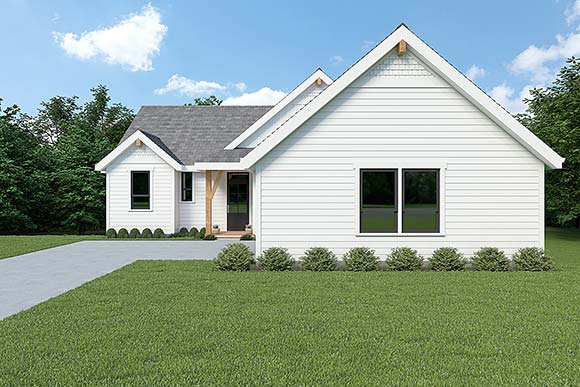 House Plan 43601 Elevation