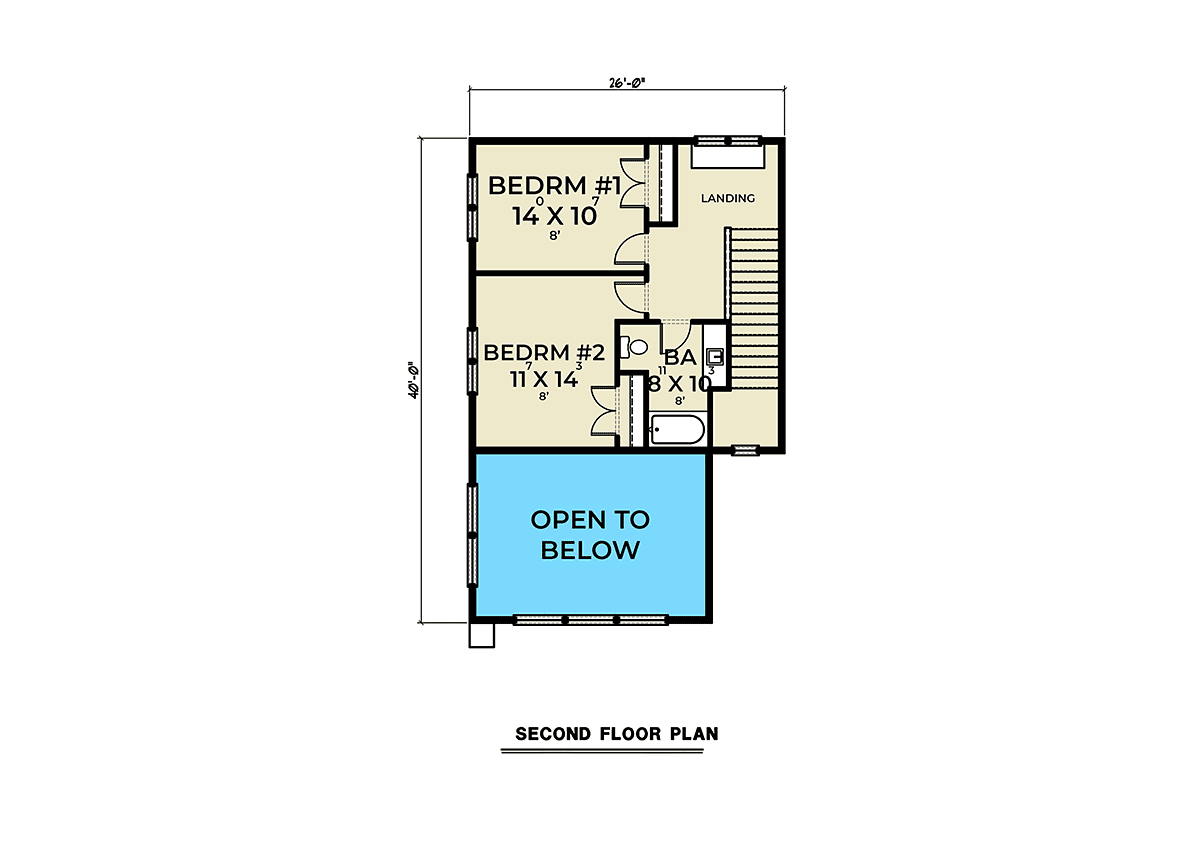 Contemporary Level Two of Plan 43642