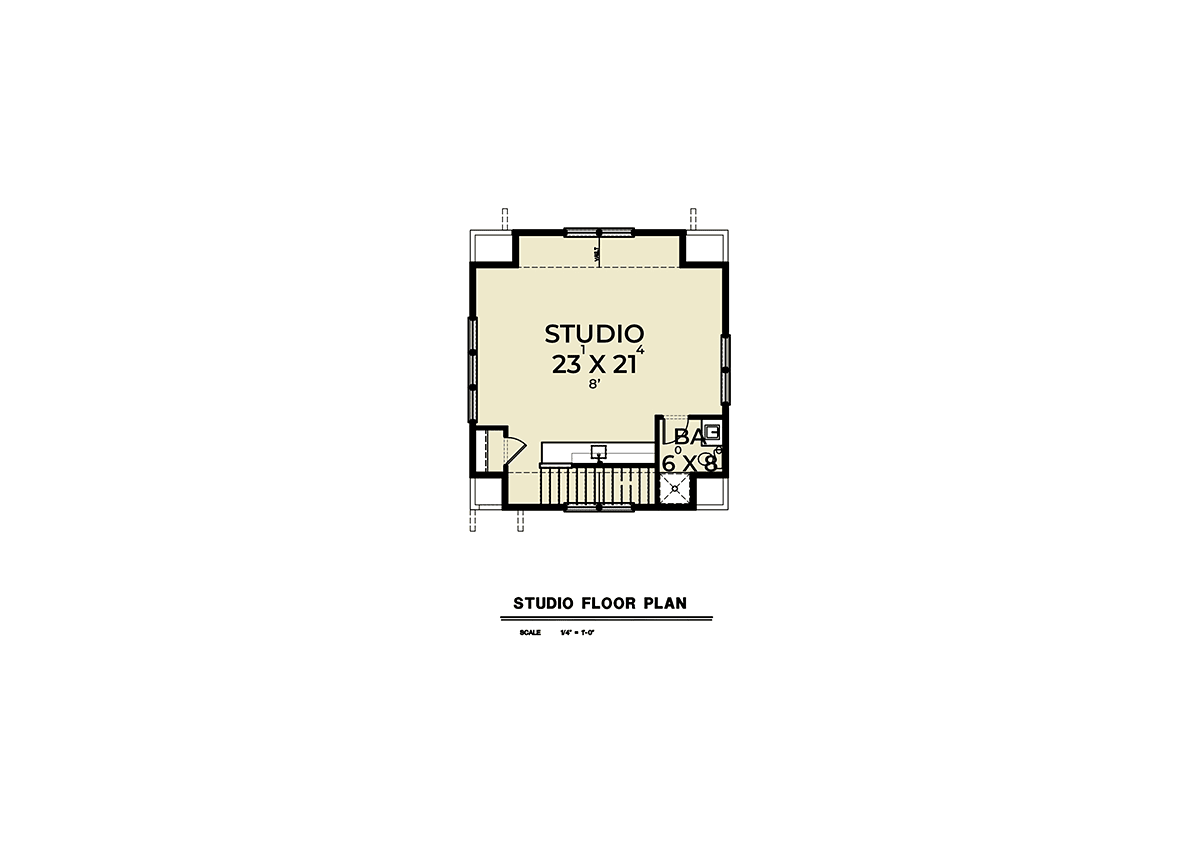 Farmhouse Ranch Traditional Level Two of Plan 43652