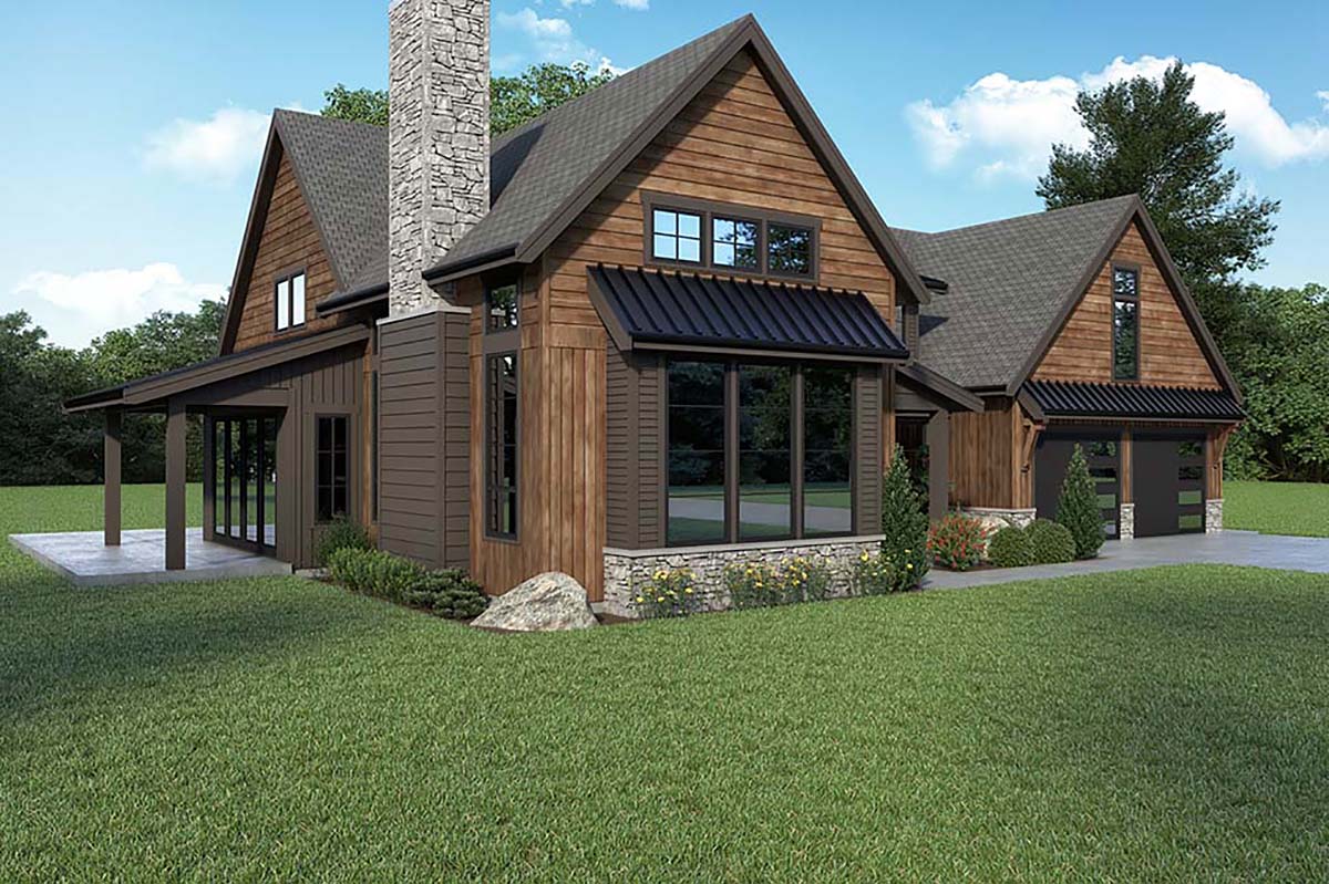 Cabin, Traditional Plan with 3279 Sq. Ft., 3 Bedrooms, 3 Bathrooms, 2 Car Garage Picture 42