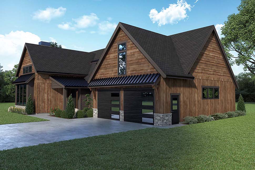 Cabin, Traditional Plan with 3279 Sq. Ft., 3 Bedrooms, 3 Bathrooms, 2 Car Garage Picture 43