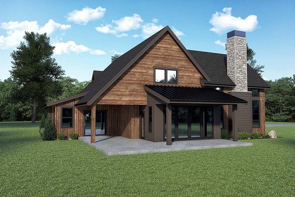 Cabin, Traditional Plan with 3279 Sq. Ft., 3 Bedrooms, 3 Bathrooms, 2 Car Garage Picture 44