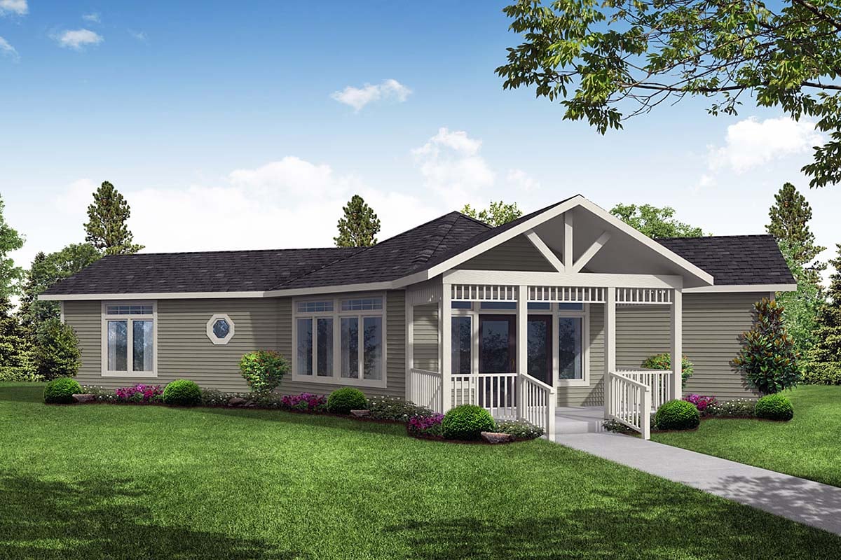 Plan 43701 | Cottage Style House Plan