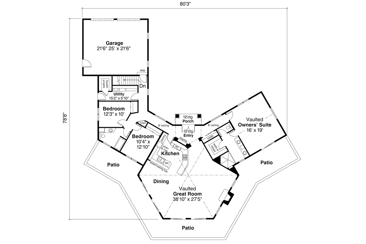 Mediterranean Southwest Level One of Plan 43709