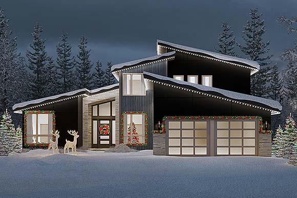 House Plan 43735 Elevation