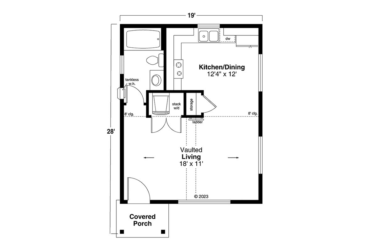 House Plan 43745 Level One