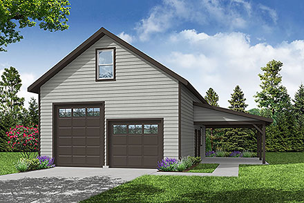 Country Traditional Elevation of Plan 43760