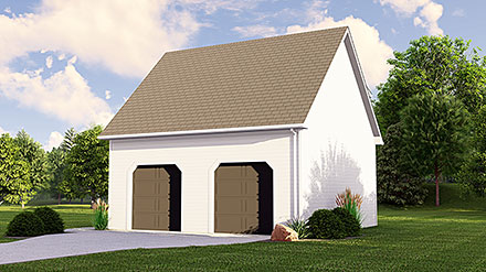 Country Traditional Elevation of Plan 43901