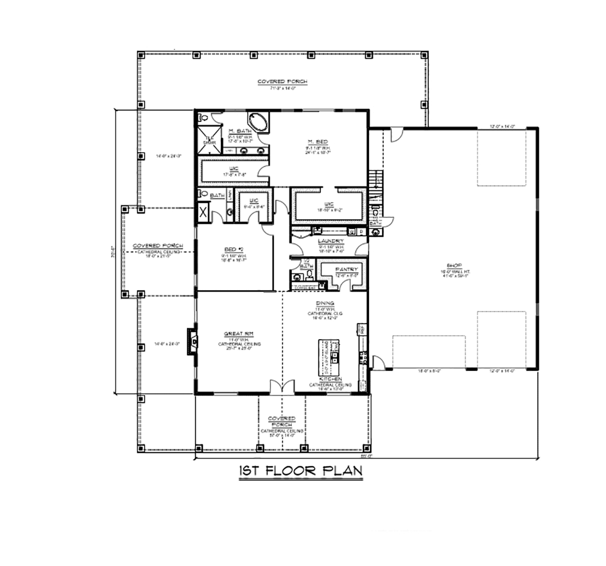 House Plan 43936 Level One
