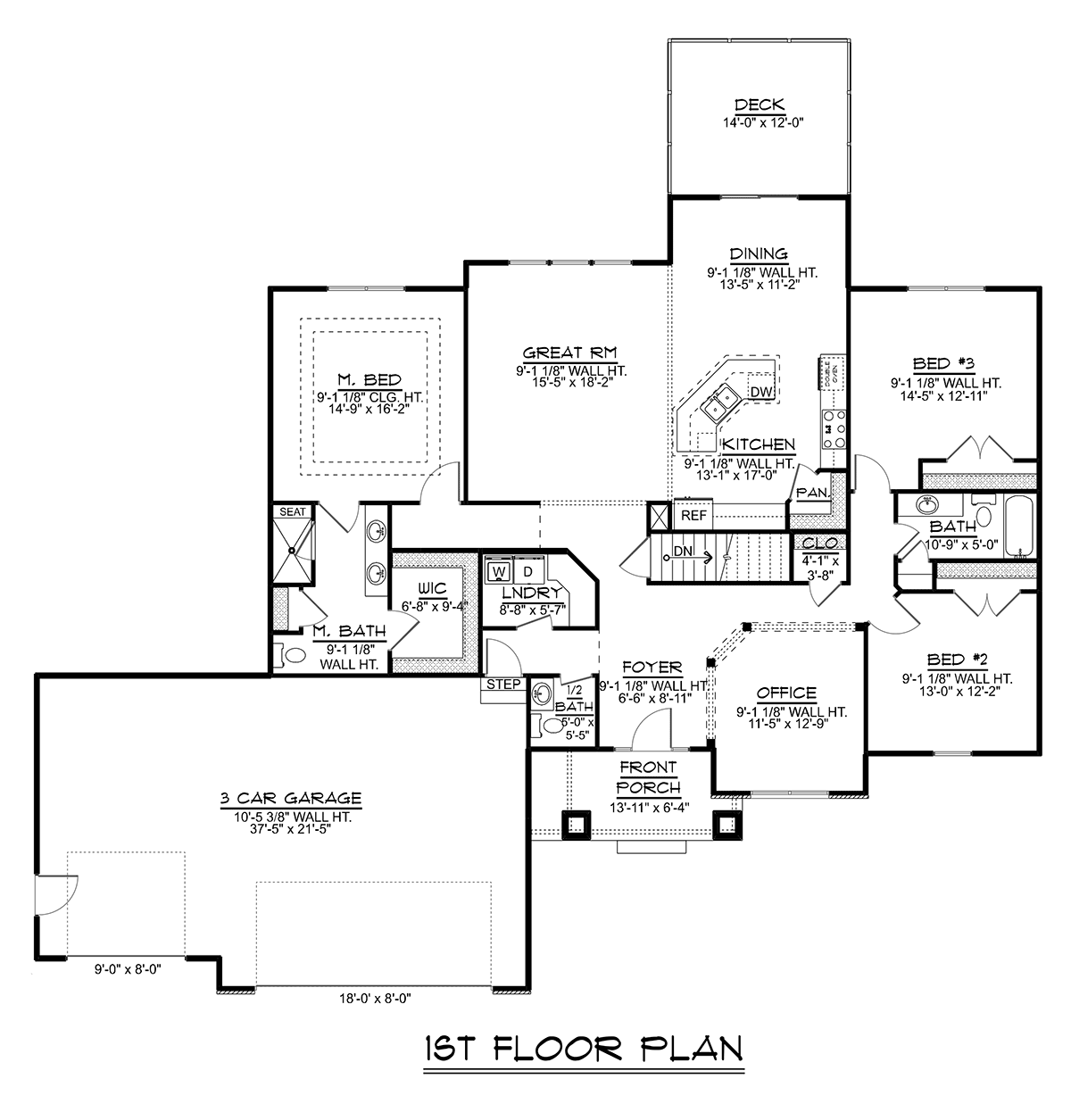 Country Traditional Level One of Plan 43945