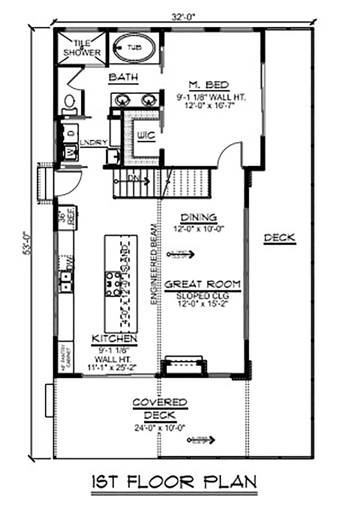 Contemporary Modern Level One of Plan 43957