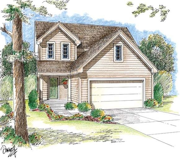 House Plan 44011 Elevation