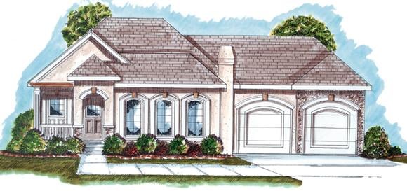 House Plan 44020 Elevation