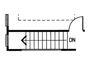 Mediterranean One-Story Level Two of Plan 44029