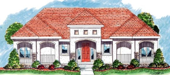 House Plan 44033 Elevation