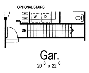 One-Story Traditional Level Two of Plan 44035