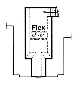 One-Story Traditional Level Two of Plan 44038